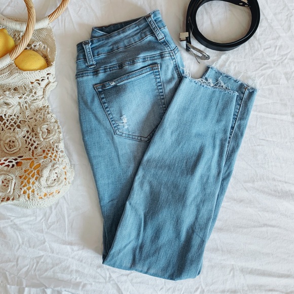 Encore distressed denim jeans - Picture 3 of 5